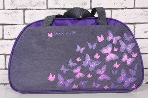 сумка фиолетовая женская спортивная