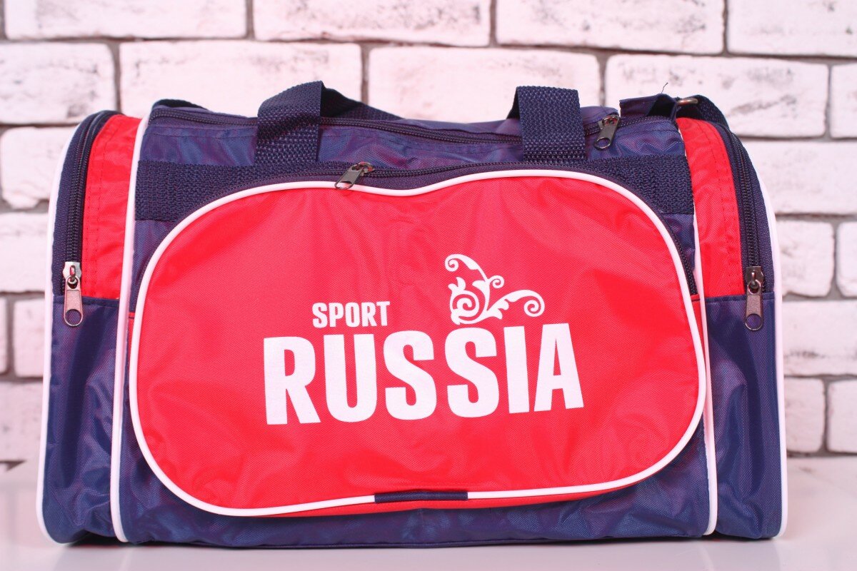 Красная синяя сумка Россия